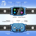 No-Shock Humane 2-in-1 Smart Bark Collar + Remote: Beep & 2X Vibration| Auto Bark Training| Manual Trigger Button|15lbs+