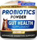 STRELLALAB Horse Probiotic Powder, 240 Servings – Equine Gut Supplement