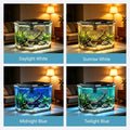 Koller Products 6.5-Gallon Aquarium Kit with Power Filter and LED Lighting, (AP650)
