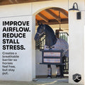 Kensington Stall Guard for Pony Horse Draft — Designed to Keep Horse Securely in Stall in Style — Adjustable Straps and 