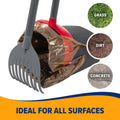 Arm and Hammer Heavy-Duty Dog Pooper Scooper for XL Dogs, Yard Cleanup