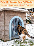MEWTOGO 15.7in x 4.9ft Dog Door Replacement Flaps