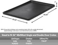 LifeStages by MidWest 36-Inch Replacement Pan, 35.5 x 23.8 x 1 Inches