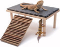 Bearded Dragon Basking Platform Rock with Climbing Ramp, Reptile Basking Platform, Bearded Dragon Basking Rock, Slate Ro