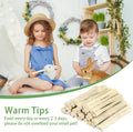 300g Sweet Bamboo Sticks for Rabbits, Bunny Chew Toys for Small Pets