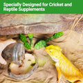 REPTI ZOO Reptile Cricket Calcium Powder Mixer, Transparent Cricket Keeper Shaker for Bearded Dragon Gecko Snake Lizard 