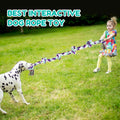 loncoldy Dog Rope Toy 42In 6 Knots Indestructible Natural Cotton - Tough Chew Toys for Medium/Large Breeds Aggressive Chewers, Daily Companionship, Heavy Duty Tug of War Dog Pull Rope Teeth Cleaning