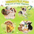 XIUGOAL Dog Toys to Keep Them Busy, 3 Pack No Stuffing Interactive Dog Toys with Crinkle, Squeaky Puppy Chew Toys for Small, Medium Breeds