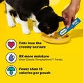Temptations Lickable Cat Treats, Creamy Puree Squeezable, Wet Cat Treats with Chicken, Salmon, and Tuna Variety Pack, 0.42 oz. Tubes, 24 Count
