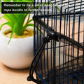 Shappy 2 Pieces Adjustable Bird Cage Seed Catcher Birdcage Cover Nylon Mesh Netting Soft Skirt Guard for Parrot Parakeet