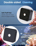 Aquarium Magnetic Cleaner with Thermometer 2 in 1 Fish Nano Tank Glass Cleaner Tool Algae Scrapers Mini Magnet Brush Onl