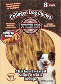 Lovin' Tenders Butcher Shop 8 Dog Treats Collagen, and Chicken, Stuffed Rolls (Pack of 1)