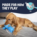 goDog Gators Squeaky Plush Dog Toy with Chew Guard Technology, Durable Fabric & Squeaker for Active Play