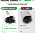 iTouchless Official AbsorbX Activated Carbon Trash Can Odor Filter 3-Pack