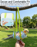 Portable Bird Carrier Bag - Parrot Carrier Bag Harness for Small to Medium Parrots, Bird Flight Suit with Vest Harness, 