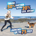 Chuckit! Cannon 18M Dog Ball Launcher, 18 Inch Size, Includes 3 Balls Total
