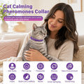 6 Pack Calming Collar for Cats, Pheromone Cat Collar for Stress Support