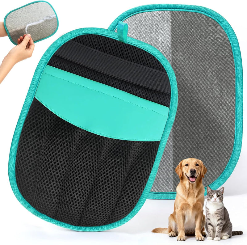 Pet Hair Remover for Dogs Cats: Reusable Five-Finger Static Pet Hair Removal Tool – Upgraded Lint Remover for Couch Furn