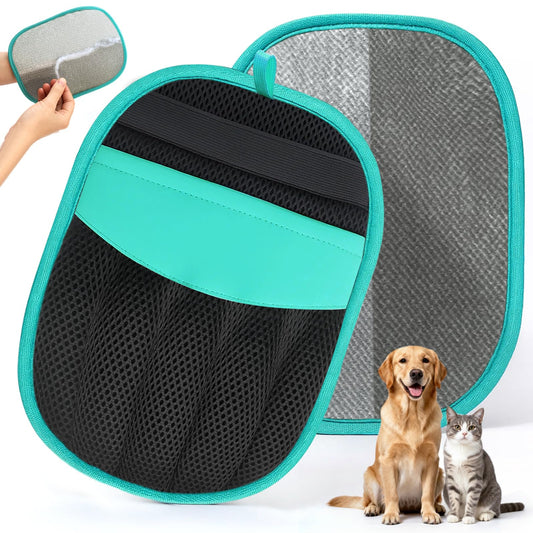 Pet Hair Remover for Dogs & Cats: Reusable Five-Finger Static Hair Removal Tool, Upgraded Lint Remover for Couch, Furniture, Bedding, Car & Clothes – Pet Supplies for Home & Travel