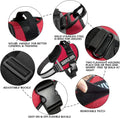 JSXD Dog Harness,No-Pull Service Dog Harness with Handle Adjustable Outdoor Pet Dog Vest 3M Reflective Nylon Material Vest for Breeds,Easy Control for Small Medium Large Dogs