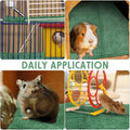 Amylove 4 Pcs Guinea Pig Cage Liner, 16 x 24 Inch, Dark Green