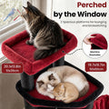 Heavy Duty Large Cat Tree Tower, Extra Wide Cat Scratching Posts (φ4.3in)