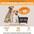 Neater Feeder Express Mess Proof Dog Bowls Elevated for Medium to Large Sized Breed, No Spill Raised Dog Food Bowl Stand