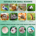 KATUMO Rabbit Chew Toys, 180g Timothy Grass Treats Small Animal Molar Toys for Guinea Pig Hamster Bunny Chinchilla Gerbi
