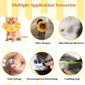 Jevnd Kitten Cones After Surgery 0-6 Months, Donut Extra Small Kitten Cone Collar Soft to Stop Licking Neck, Elizabethan Kittens e Collar for Recovery, xs Small Cat Cone Spray, Pet Soft Cone for Cats