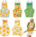 5 Pcs Bird Diapers Bird Harness Flight Suits Diapers Reusable Parrot Nappy with Waterproof Inner Layer Washable Cute Uri