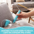 4-in 1 Carpet Rake for Pet Hair Removal, Reusable Pet Hair Remover Tool