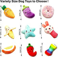 SZKOKUHO 9 Pack Small Dogs Puppy Squeaky Dog Toys,Cute Variety Colors Designs to Bite Anytime, for Small Dogs