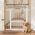 InnoTruth 27-36.6 in Wide Baby Gate for Stairs and Doorways