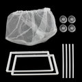 Nylon Mesh Box Square Fish Breeder Box, 10.23"x5.9"x5.9"