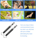 2 Pack Dog Whistle, Ultrasonic Silent Dog Whistle to Stop Barking, Adjustable Pitch & Wide Frequency for Effective Bark 