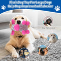 loncoldy Plush Chew Toys for Large Dogs, Tough Crinkle Stuffed Animal Squeaky Interactive Toys for Small Medium Large Dogs, Keep Them Busy, Big Pet Toys