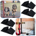 6 Pcs Pet Gate Support Feet for Freestanding Dog Fence Panel, Black