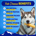 Himalayan Dog Chew, The Original Yak Cheese Dog Chews, 3 Large/XL Yak Chews