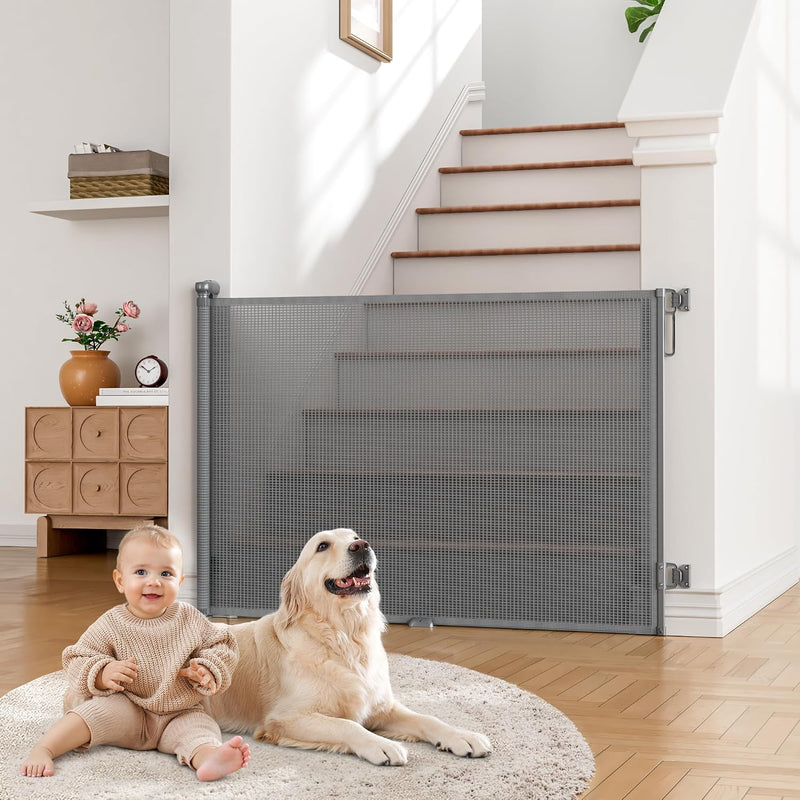 Babepai Retractable Baby Gates Extra Wide | 55