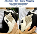 Adjustable Fluffy Bearded Dragon Sling Carrier Bag, Reptile Carrier with Leash Harness Lizard Cage Accessories for Small