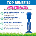 Squishface Flexible Silicone Dog Wrinkle Paste Applicator - Gentle Paste Application - Softer, Cleaner Way to Apply Wrinkle Paste & Tear Stain Paste to Your Dog's Face - for Every Product & Breed!