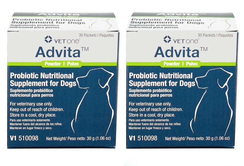 VetOne Advita Probiotic Nutritional Supplement for Dogs 2pack - 60ct
