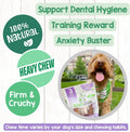 Nature Gnaws Beef Trachea Crunch Wraps for Dogs (3 Count) - Long Lasting Natural Beef Jerky Dog Chew Bones - Rawhide Free