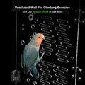 GuineaLoft™ Model-ET223 Crystal Clear Acrylic Bird Cage