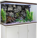 48x24 in Stone Aquarium Backdrop Grey Rock Fish Tank Background