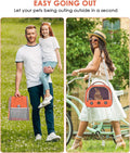 Bissap Guinea Pig Carrier Bag, Portable Small Animal Carrier Pouch for Hamster Chinchilla Rabbit Gerbil Hedgehog Sugar G