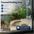 African Dwarf Frog Feeding Dish Feeder Kit with Tube, Tongs and Brush