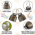 2 Pack Goat Collars with Bells，Fruit Adjustable Nylon Collar Set