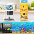 Ycozy Automatic Fish Feeder for Aquarium Auto Food Dispenser with Timer for Small Tank, Aquariums - Battery/Plug-in Powe