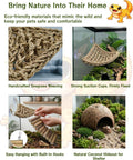 12-in-1 Hermit Crab Accessories Kit, 2026 New Kit for Bearded Dragon, Coconut Shell Hideout, Climbing Bridge, Hammock, V